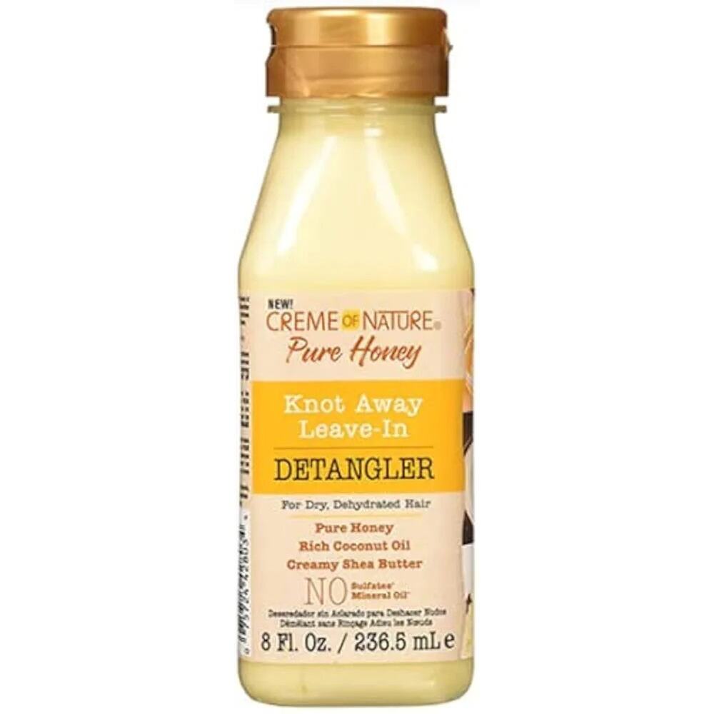 Creme of Nature Pure Honey Knot Away Leave In Detangler 8 FL OZ - NEW